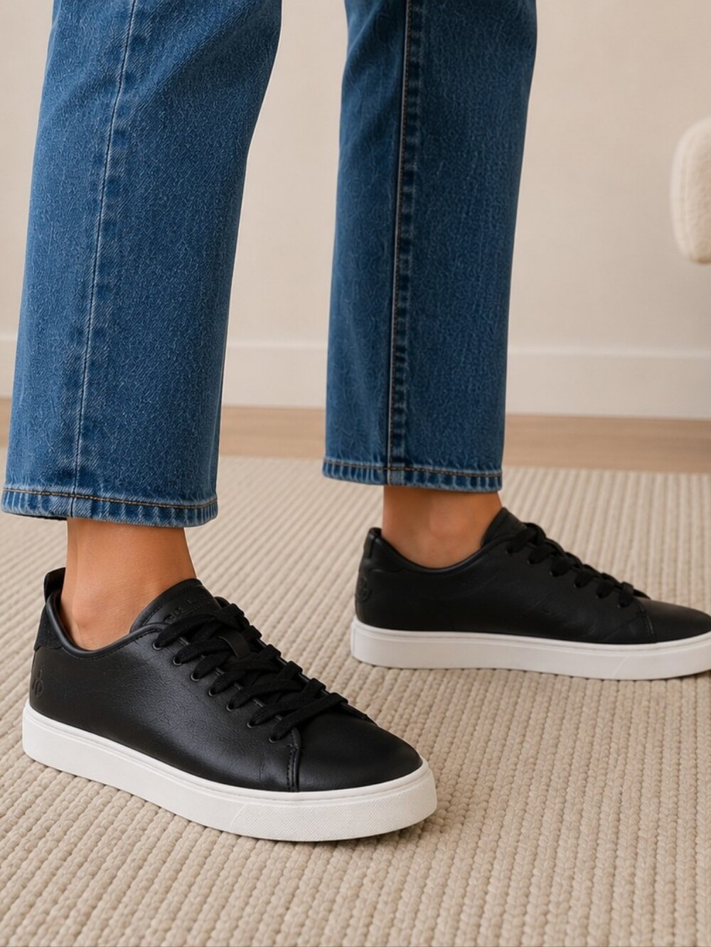 Rag & Bone Standard Issue Leather Sneakers - Black Leather - Size 11 - NWT